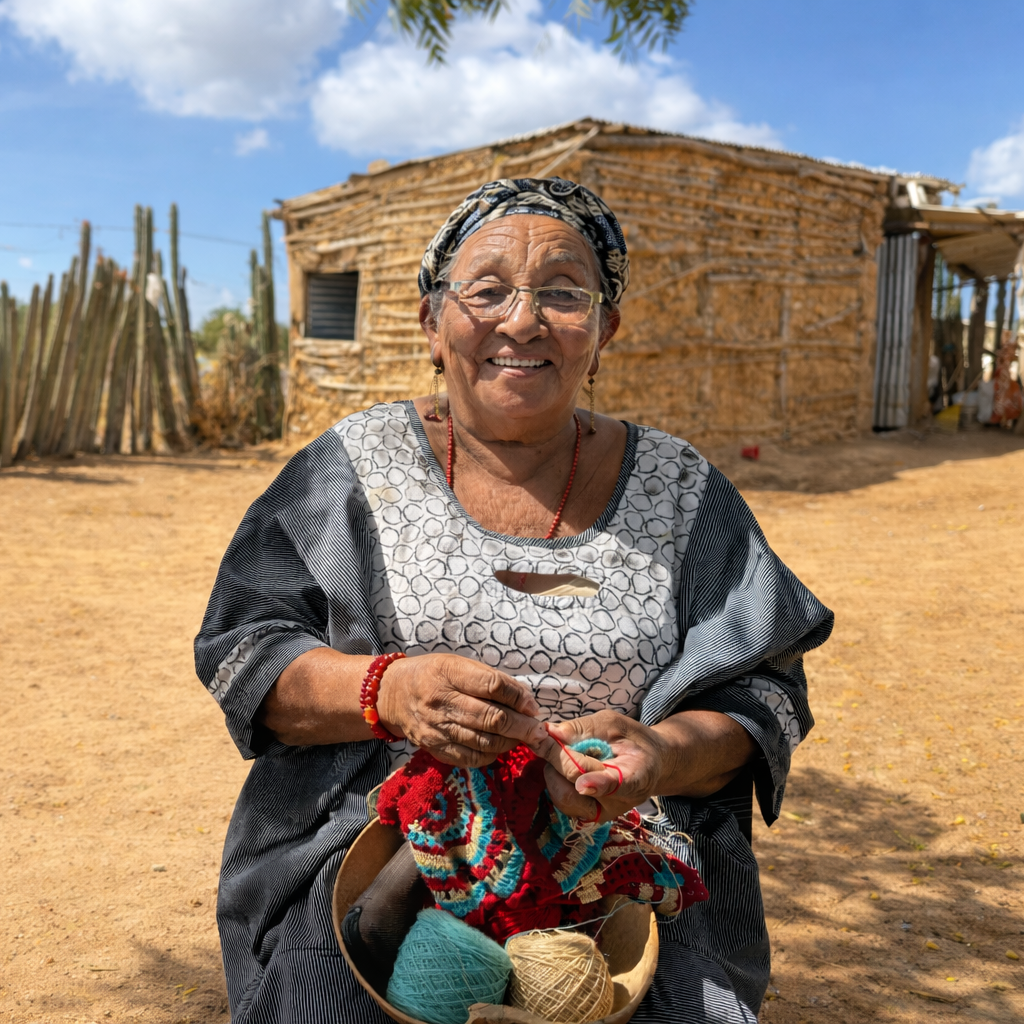 Simona, la mujer que teje salud y comunidad en La Guajira