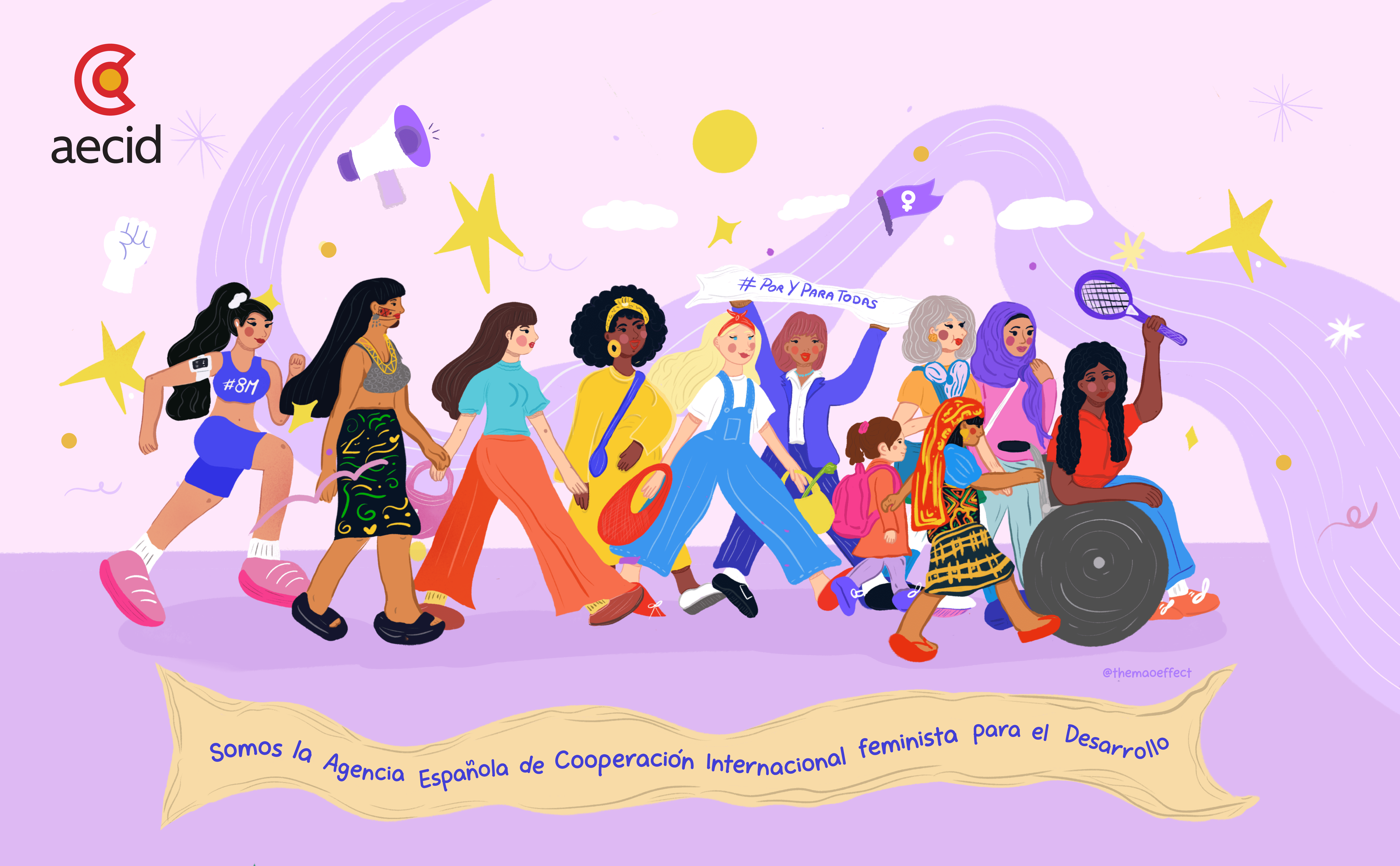 Somos la Agencia Española de Cooperación Internacional Feminista para el Desarrollo