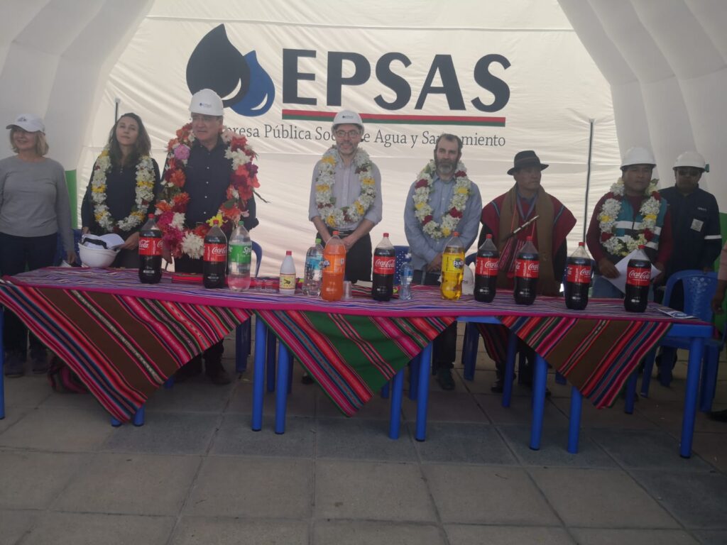 Promoviendo el acceso universal al agua y saneamiento. Avanzan obras y servicios en Chicani Chinchaya